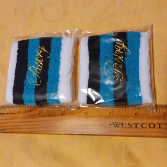 2 "Pastry" Brand Terrycloth Wristbands. - Picture 3 of 4